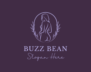 Woman Nude Body logo design