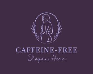 Woman Nude Body logo design