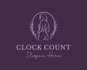 Woman Nude Body logo design