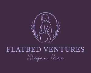 Woman Nude Body logo design