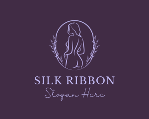 Woman Nude Body logo design