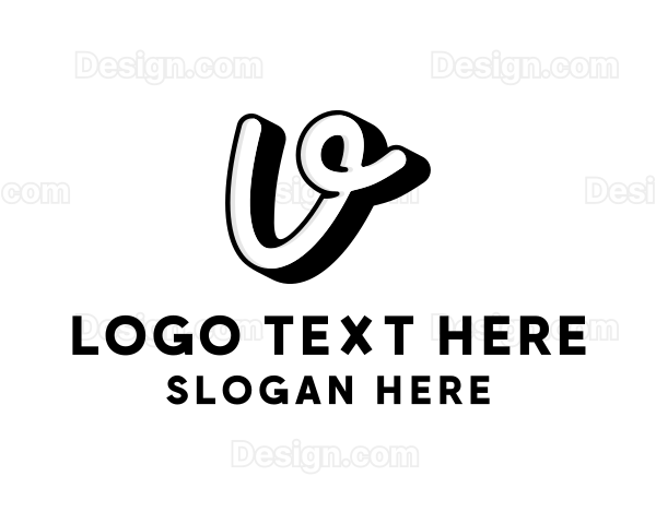 Fashion Boutique Brand Letter U Logo