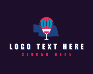 Hot Air Balloon Wine Nebraska logo