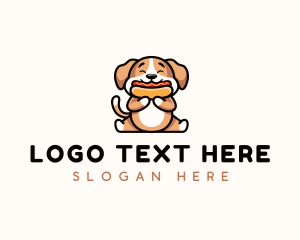 Hotdog Sandwich Dog logo