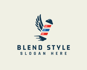 Barbershop Grooming Styling logo design