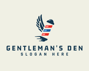 Barbershop Grooming Styling logo design