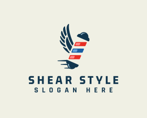 Barbershop Grooming Styling logo design