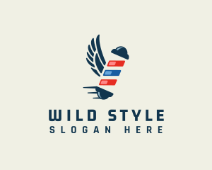 Barbershop Grooming Styling logo design