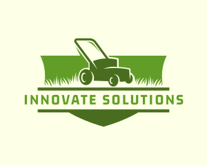 Agriculture Landscape Lawn Mower logo