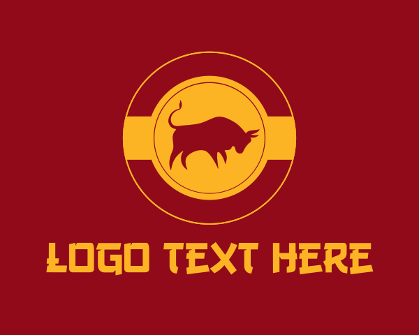 Ox logo example 4