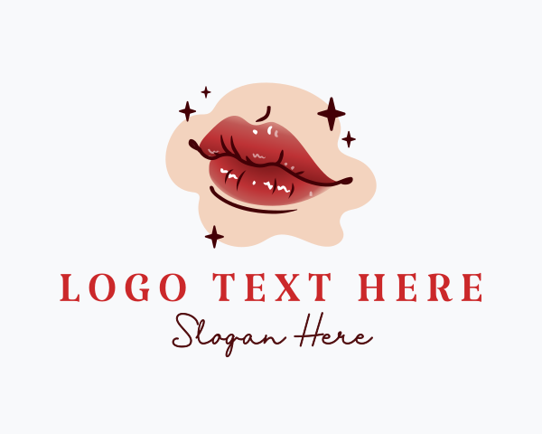 Lipstick logo example 1
