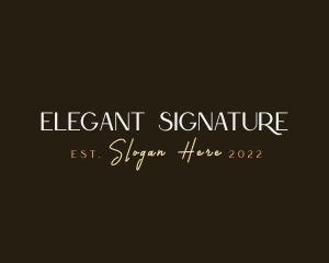 Elegant Beauty Salon logo design