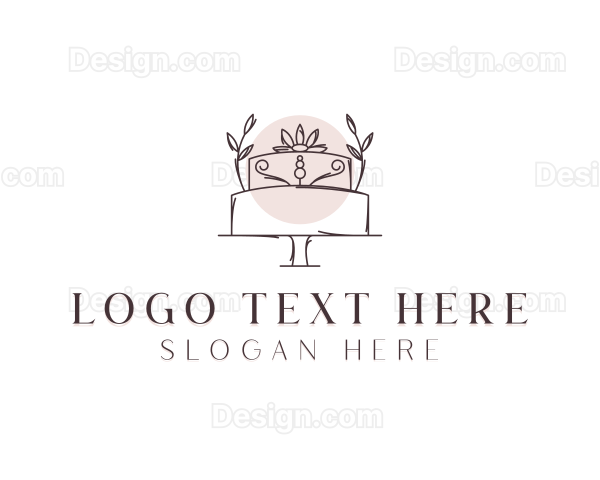 Dessert Wedding Cake Logo