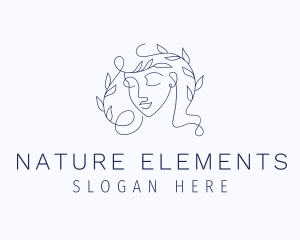 Woman Natural Beauty logo design