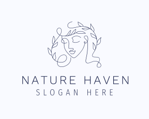 Woman Natural Beauty logo design