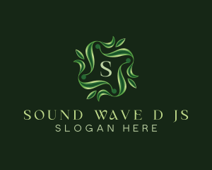 Leaf Wave Wellness logo design