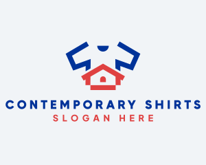 T-shirt Clothing Laundromat logo design