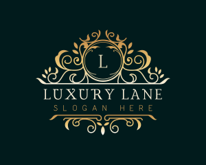 Luxury Leaf Boutique logo design