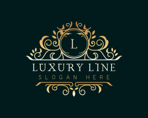 Luxury Leaf Boutique logo design