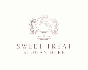 Pastry Cake Dessert logo design