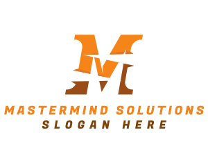 Letter M Business Firm logo design