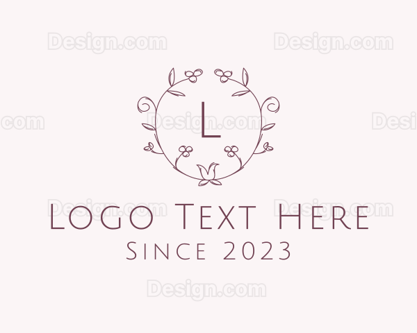 Red Vine Feminine Floral Logo