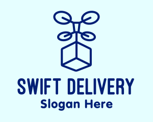 Box Drone Delivery logo design