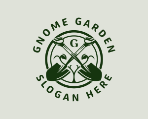 Plant Gardening Shovel logo design