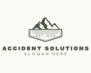 Mountain Climbing Exploration Logo