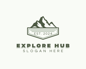 Mountain Climbing Exploration logo design