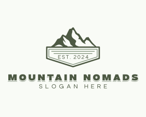 Mountain Climbing Exploration logo design