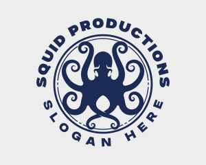 Octopus Squid Kraken logo