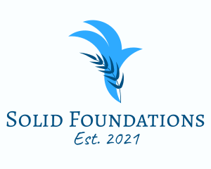 Flying Blue Bird  logo