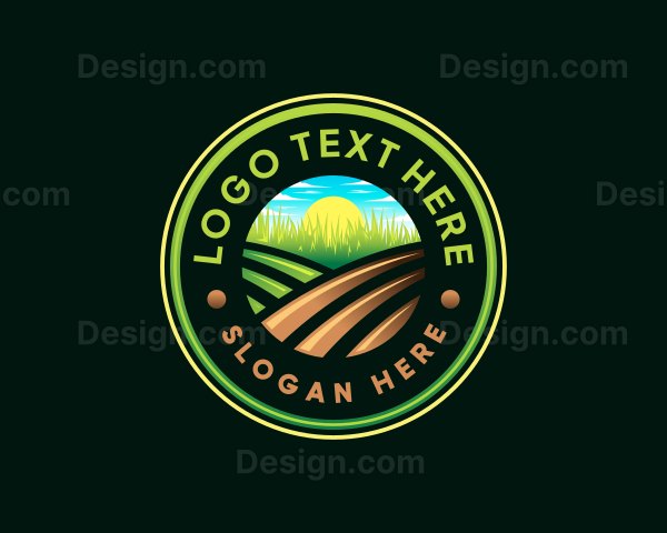 Grass Field Environment Logo