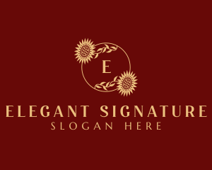 Sunflower Floral Boutique  logo design