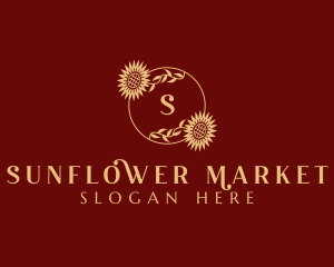 Sunflower Floral Boutique  logo design