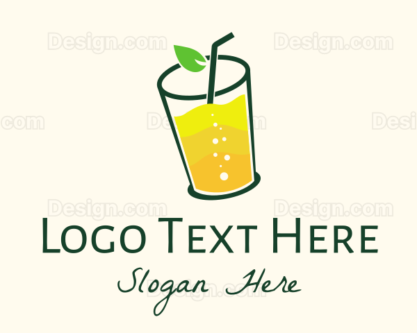 Lemon Juice Drink Logo