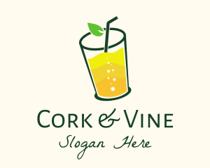 Lemon Juice Drink logo design