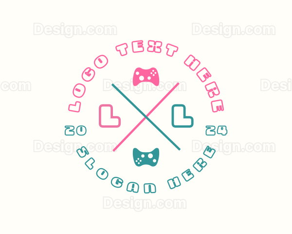 Cute Gaming Console Logo