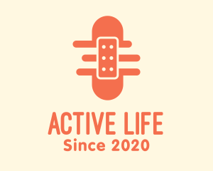 Orange Adhesive Bandage logo
