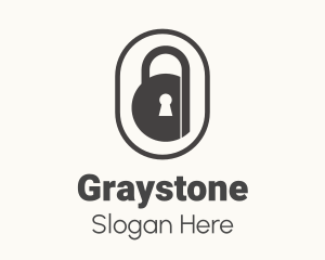 Gray Lock Badge logo