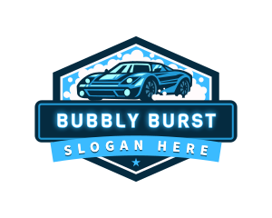 Automobile Bubble Detailing logo design