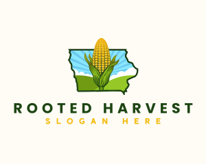 Iowa Sweet Corn Farm logo design