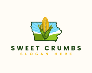 Iowa Sweet Corn Farm logo design