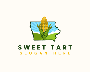 Iowa Sweet Corn Farm logo design