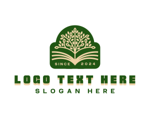 Library Tree Book logo