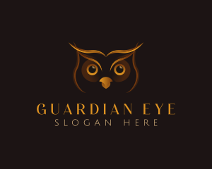 Owl Bird Eyes logo design