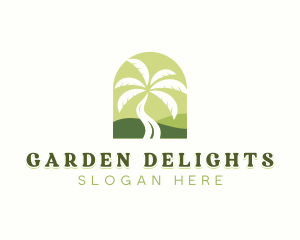 Palm Tree Planting logo design