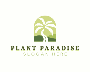 Palm Tree Planting logo design