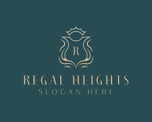 Upscale Royalty Shield logo design